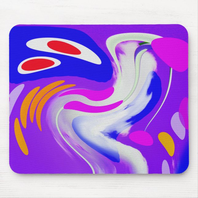 Space and time travel art mouse pad (Front)