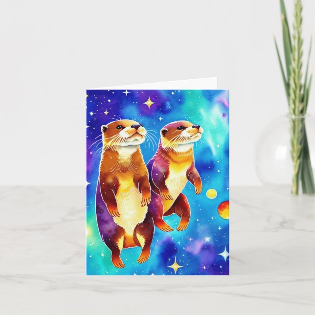 Space Animal Paws II Card (Front)