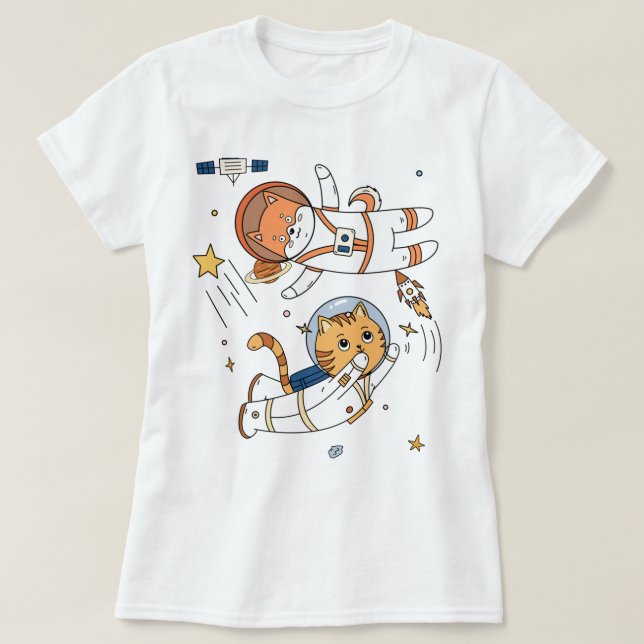 Space Animals T-Shirt (Design Front)