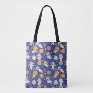 Space Animals Tote Bag