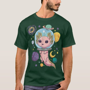Space Aolotl Kawaii Pastel Goth Japan Anime Aesthe T-Shirt