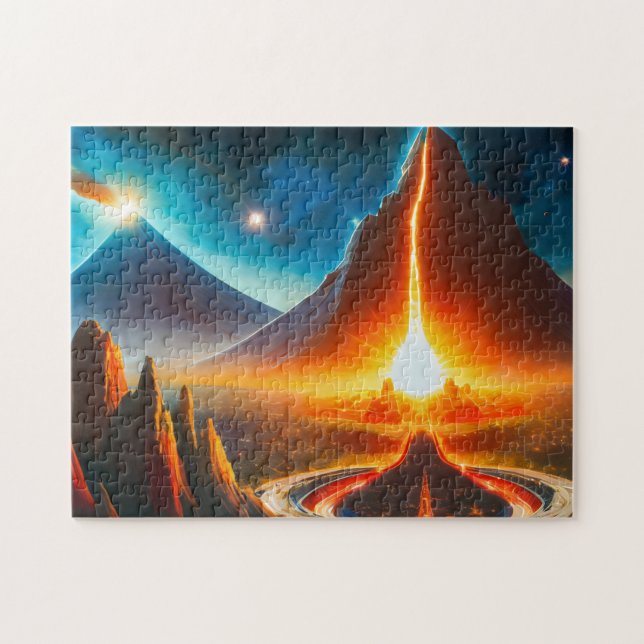 Space Art 1 Easy brain Art Puzzle Photo Puzzles (Horizontal)