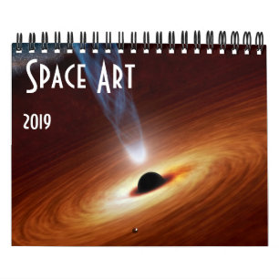 Space Art Astronomy Universe Calendar 2019