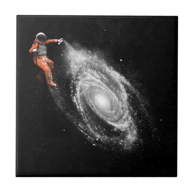 Space Art | Florent Bodart Ceramic Tile (Front)