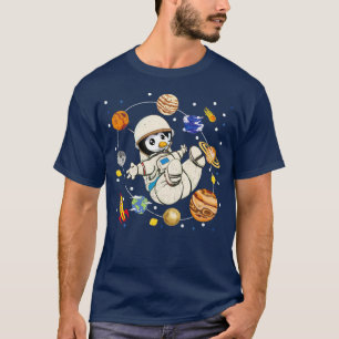 Space Astronaut Animal Planets Astronomy Lover Pen T-Shirt