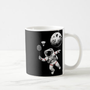 Space Astronaut Badminton Player Shuttle Sport _9  Coffee Mug
