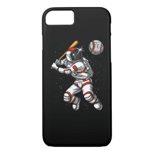 Space Astronaut Baseball Player Cosmic Planet iPhone 8/7 Case