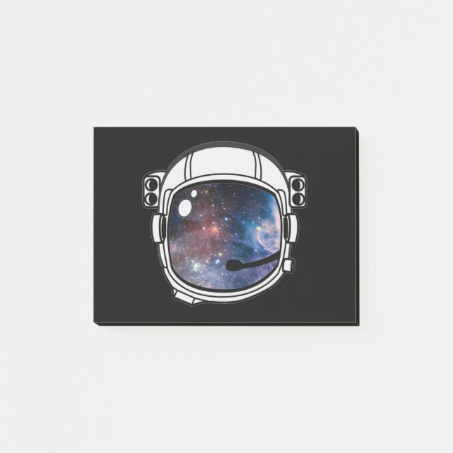 Space Astronaut Helmet Post-it Notes (Front)