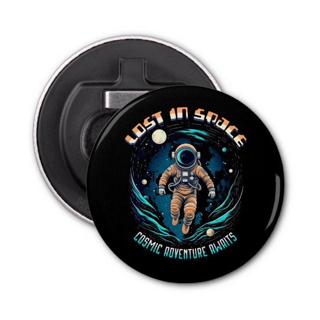 Space Astronaut - Lost In Space Bottle Opener (Front)