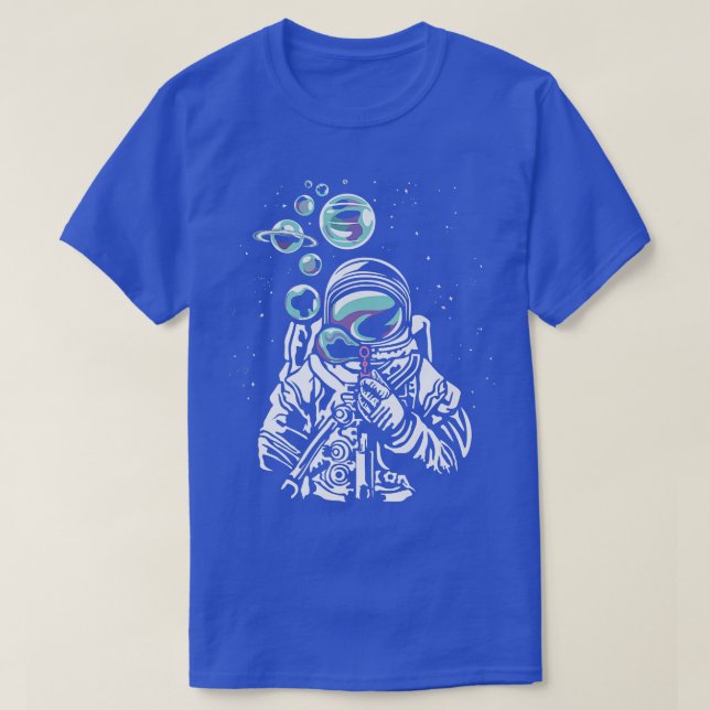 Space Astronaut Planetary Systems Space Astronomy  T-Shirt (Design Front)