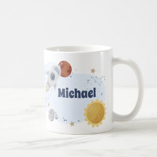Space Astronaut Planets Coffee Mug