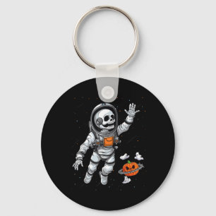 Space Astronaut Skeleton Halloween kids Boys Girls Key Ring