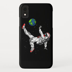 Space Astronaut Soccer Football Cosmic Case-Mate iPhone Case