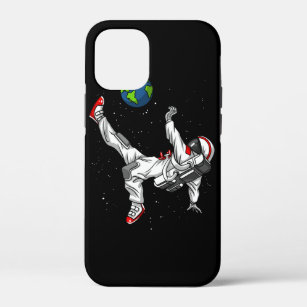Space Astronaut Soccer Football Cosmic iPhone 12 Mini Case