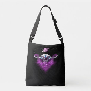 Space Astronaut Swimmer Crossbody Bag