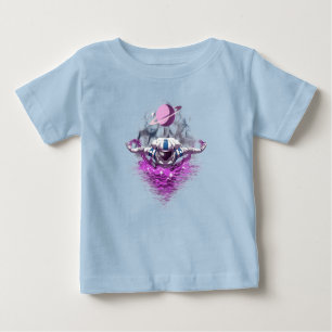 Space Astronaut Swimming Baby T-Shirt