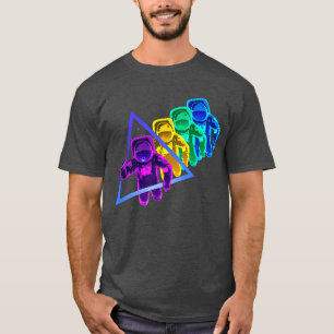 Space Astronaut Vintage Retro Astro Art T-Shirt