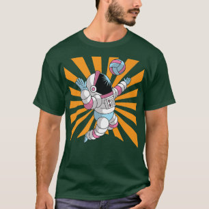 Space Astronaut Volleyball T-Shirt