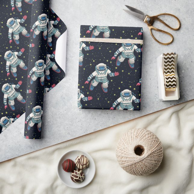 Space Astronaut  Wrapping Paper (Crafts)