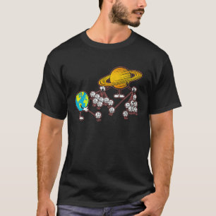 Space Astronomy Solar System Planet Earth Saturn M T-Shirt