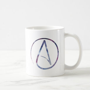 Space Atheist Symbol Coffee Mug