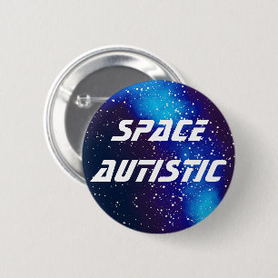 Space Autistic Customisable Galaxy Identity 6 Cm Round Badge