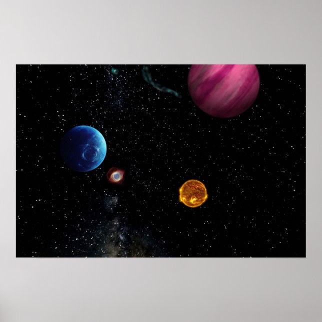 Space Backdrop Poster (Front)
