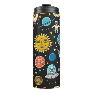 Space Background. Planets of the solar system. Roc Thermal Tumbler