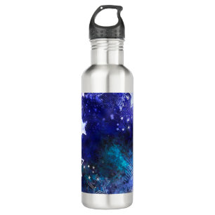 Space Background with Stars 710 Ml Water Bottle