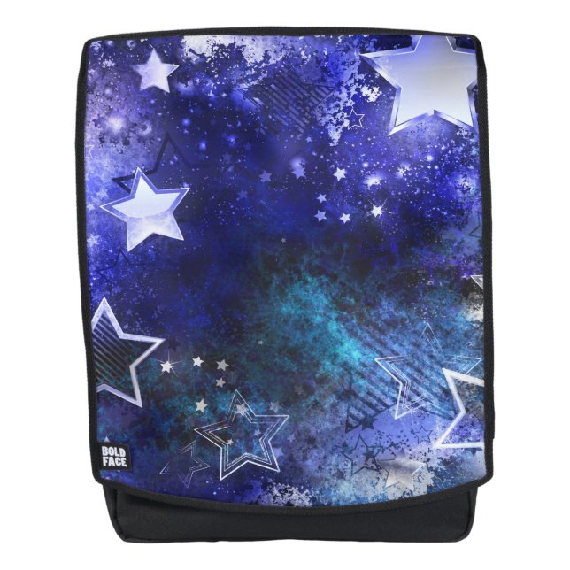 Space Background with Stars Backpack (Front)