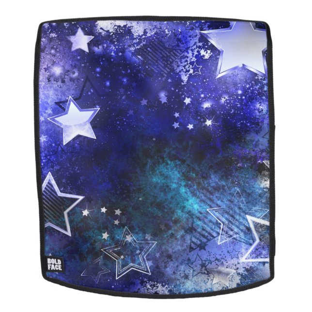 Space Background with Stars Backpack (Removable Face)