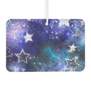 Space Background with Stars Car Air Freshener