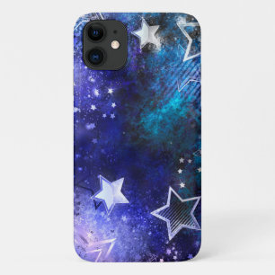 Space Background with Stars iPhone 11 Case