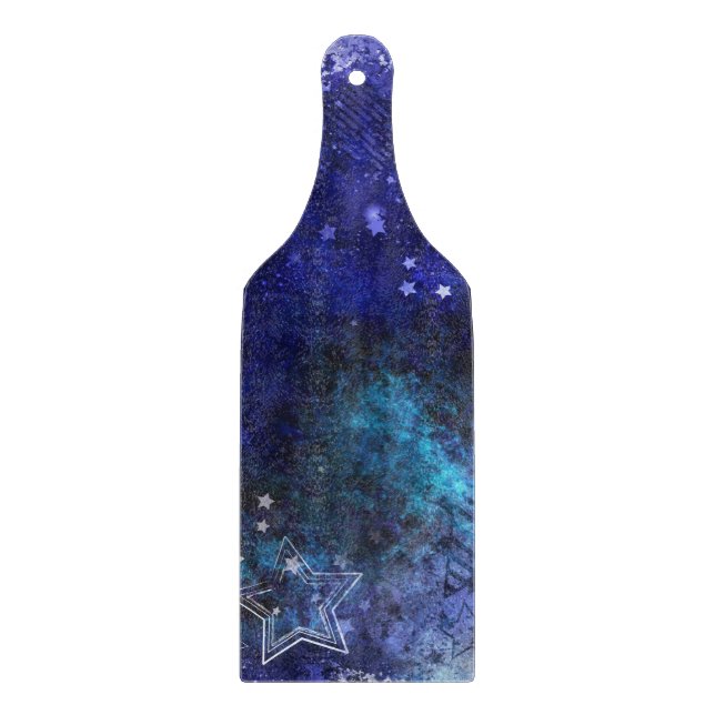 Space Background with Stars Cutting Board (Front)