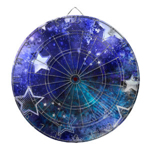 Space Background with Stars Dartboard