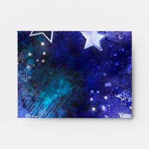 Space Background with Stars Envelope