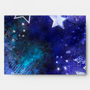 Space Background with Stars Envelope