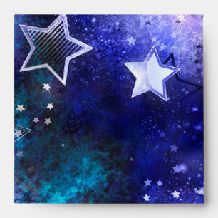 Space Background with Stars Envelope