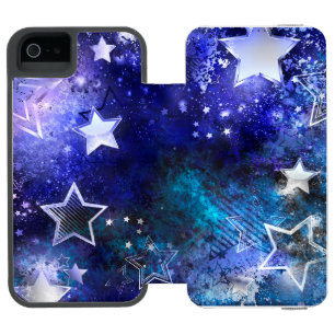 Space Background with Stars Incipio Watson™ iPhone 5 Wallet Case
