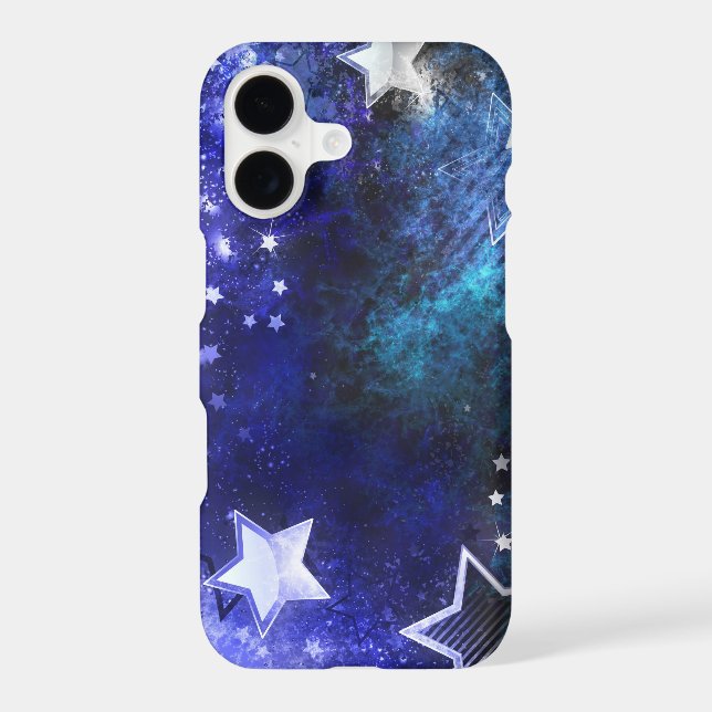 Space Background with Stars iPhone Case (Back)