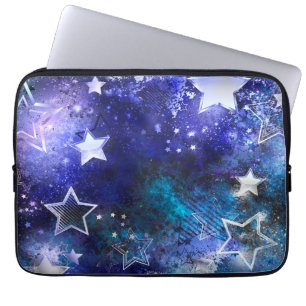 Space Background with Stars Laptop Sleeve