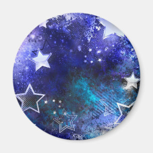 Space Background with Stars Magnet