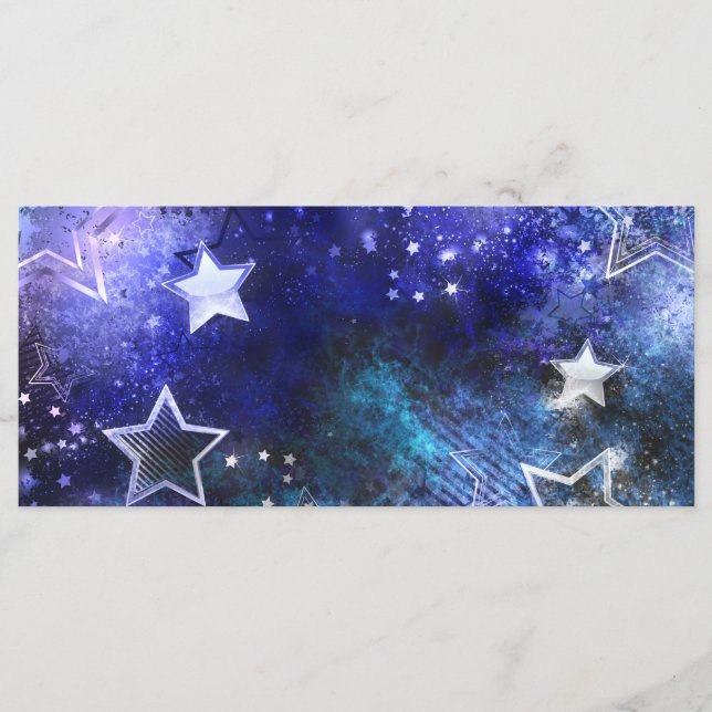 Space Background with Stars Menu (Front)