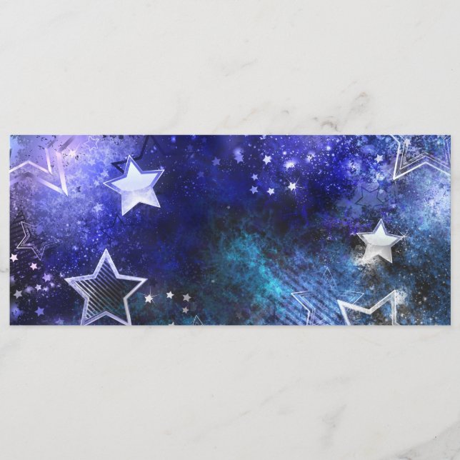 Space Background with Stars Menu (Front)