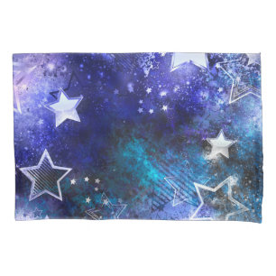 Space Background with Stars Pillowcase