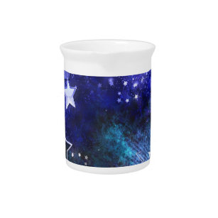 Space Background with Stars Pitcher
