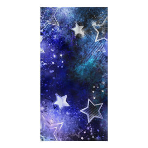 Space Background with Stars Poster