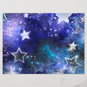 Space Background with Stars Program