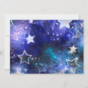 Space Background with Stars Save The Date