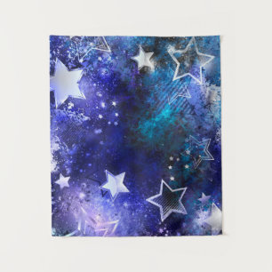 Space Background with Stars Tapestry